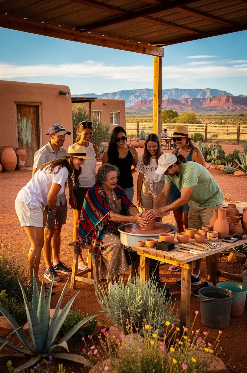 Владелец мастерской проводит экскурсию по изготовлению изделий из дерева, доступную для бронирования на месте